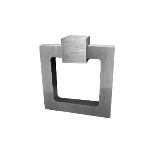 Cabinet knob square pendant ring