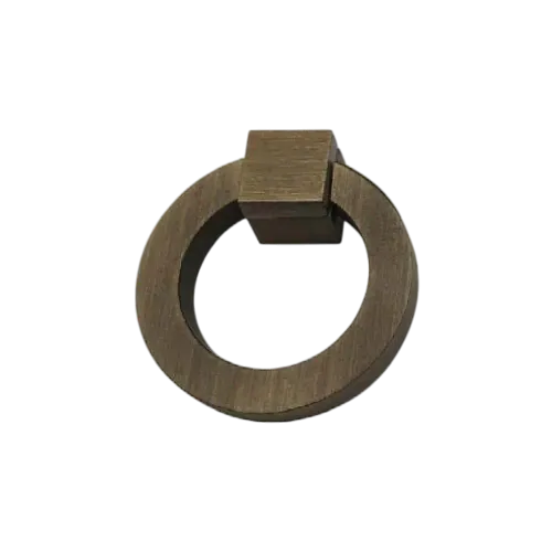 Cabinet knob round pendant ring